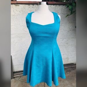 Torrid turquoise skater dress